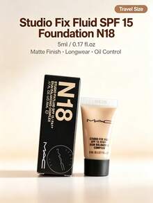 MAC-5ml-Travel Size Customized Flawless Foundation 01 N18 Long-Lasting Concealing Oil-Control Non-Smudging Natural Finish - 5ML-travel Size - View 1