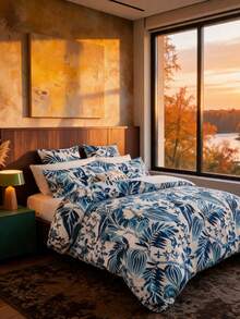 Always Home- Duvet Set - Cozy Set With Pillow - White - View 2