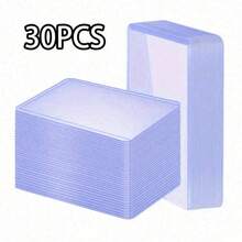 5/20/30pcs Hard Plastic Card Sleeves, Baseball Card Protectors, Transparent Card Holders, Small Card Sleeves, McLovin, Photo Card Sleeves - Multicolor - View 7