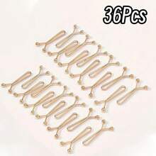 24/36Pcs Seamless Invisible Underarm Tightening Tool - Sleeveless Clothing Underarm Shrink Tool Invisible Waist Cincher Metal Clip, Adjustable Button Pin Suitable For Jeans And Clothing - Multicolor - View 14