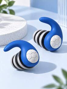 1 Pair Reusable Silicone Noise Cancelling Earplugs, Soft Sleep Earplugs, Suitable For Sleeping, Studying, Working, Traveling, Gym, Office And Noise Reduction Accessories - Multicolor - View 17