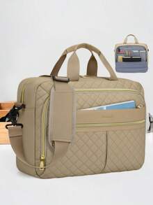Laptop Bags 15.6 Inch Work Bags For Men & Women Messenger Bag Computer Bag Laptop Briefcase For Business Office College Travel,Khaki - Multicolor - View 9