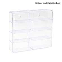 1:64 Acrylic Display Box For 8 Wheels Car Model Toy Cabinet Rack Door Hot - Transparent - View 2