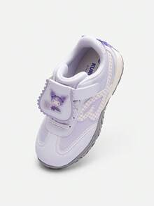Girls Fleece Lined Skate Shoes Soft Warm Winter Kids Footwear - Pink Purple - View 1