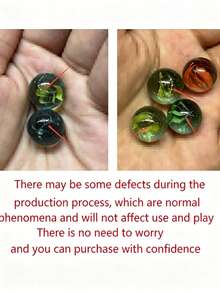 60pcs/100pcs Colorful Glass Marbles, Rolling Ball Track Game, Single Player Toy, Rolling Beads, Stress Relief Toy, Aquarium, Vase Decoration (Random Color Style) - Multicolor - View 3