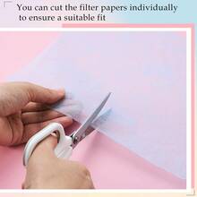 400Pcs Nail Dust Collector Filter Paper, Disposable - Multicolor - View 6