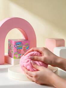 POKOJA LAND 1pc Extra Large Brain Stress Relief Squeeze Toy, Slow Rebound Brain Goo Ball - Soft And Elastic, Fun Squeeze, Relieves Anxiety, Game, Hobby, Collectible, Party Supplies, Creative For Teens, Sensory Squishy Slow Rising Squishies - Multicolor - View 5