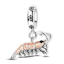 1Pc Winter Lifestyle Dangle Charm Collection Silver Color Enamel CZ Animal Fashion Daily Item Beads Charm For Bracelet Necklace Jewelry Making Gift - Silver - View 15