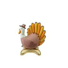 Standing Base Turkey Balloon Thanksgiving Decoration Cartoon Turkey Balloon New Year Holiday Decoration - Multicolor - View 7
