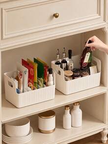 NINFRODITE 6-Compartment Detachable Spice Rack, Large Capacity Refrigerator, Cabinet And Living Room Countertop Spice Storage Box, Practical Organizer Shelf - View 3