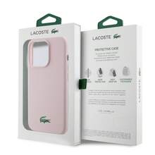 Lacoste MagSafe Silicone Case Pink Compatible With IPhone - Pink - View 8