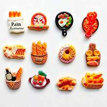 12 buah Magnet Kulkas Miniatur Bertema Makanan, Roti Kartun, Lobster, Pizza, Magnet Kulkas Resin, Dekorasi Rumah Dapur yang Lucu, Stiker Kulkas yang Dipersonalisasi, Dekorasi Dapur, Dekorasi Rumah, Hadiah untuk Teman dan Keluarga - beraneka warna - View 7