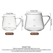 17oz/25oz Borosilicate Glass Coffee/Tea Pot With Wooden Handle, Removable Infuser, Stovetop - Multicolor - View 9