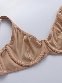 3 áo ngực có gọng nữ màu trơn đơn giản, bề mặt mịn, chống chảy xệ, nội y - Nhiều màu - Xem 6
