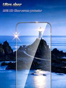 3Pcs Tempered Glass Screen Protector, Compatible With Huaweiii & Honor, P Smart P30 P20 P40 Lite Nova Y Series, HD Clear, 9H Hardness, Anti-Scratch Anti-Fingerprint Waterproof, Support Fingerprint Unlock, Bubble-Free Easy Install, Case Friendly, Durable Phone Screen Protective Film Accessories - Clear - View 7