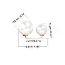 3/6/12/15Pcs Faux Pearl Waist Buckle, Jeans Waist Adjuster, Skirt/Clothing Waist Buckle, Collar Anti-Exposure Button - Multicolor - View 5