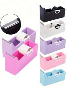 1pc Professional Eyelash Extension Tape Cutter, Eyelash Tape Dispenser Holder, Eyelash Extension Cutting Tool - Multicolor - View 4