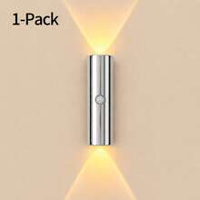 Minimalist Creative Night Light, LED Wall Lamp With Sensor, Rechargeable Stair Light, Magnetic Mount Motion Sensor Light With Auto On/Off, Suitable For Stairs, Cabinets, Rooms, Night Lighting, Halloween Decoration - Multicolor - View 11