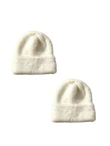 1/2/3pcs Faux Mink Fur Plush Hat,Women's Solid Color Fluffy Ear Protection Winter Hat, Thick Warm Windproof Hat,Suitable For Daily Outings Skiing - Multicolor - View 11