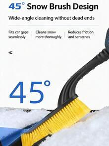 Detachable Car Windshield Ice Scraper, Ergonomic Foam Handle Snow Removal Tool, Extendable Aluminum Pole Snow Shovel Set Suitable For Cars, Trucks 1PC - 2-in-1 Snow Removal Shovel - View 10