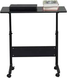 Roller Computer Table - Negro - - View 3
