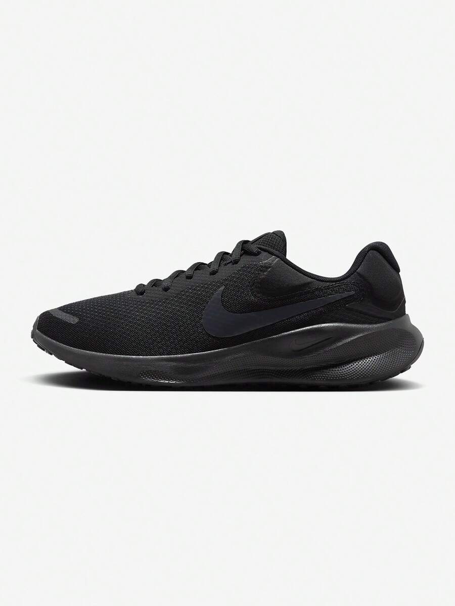 Nike Men's Running Shoes 2026 New REVOLUTION 7 Cushioned Lightweight Breathable Road Running Shoes FB2207-005 - Black - View 1