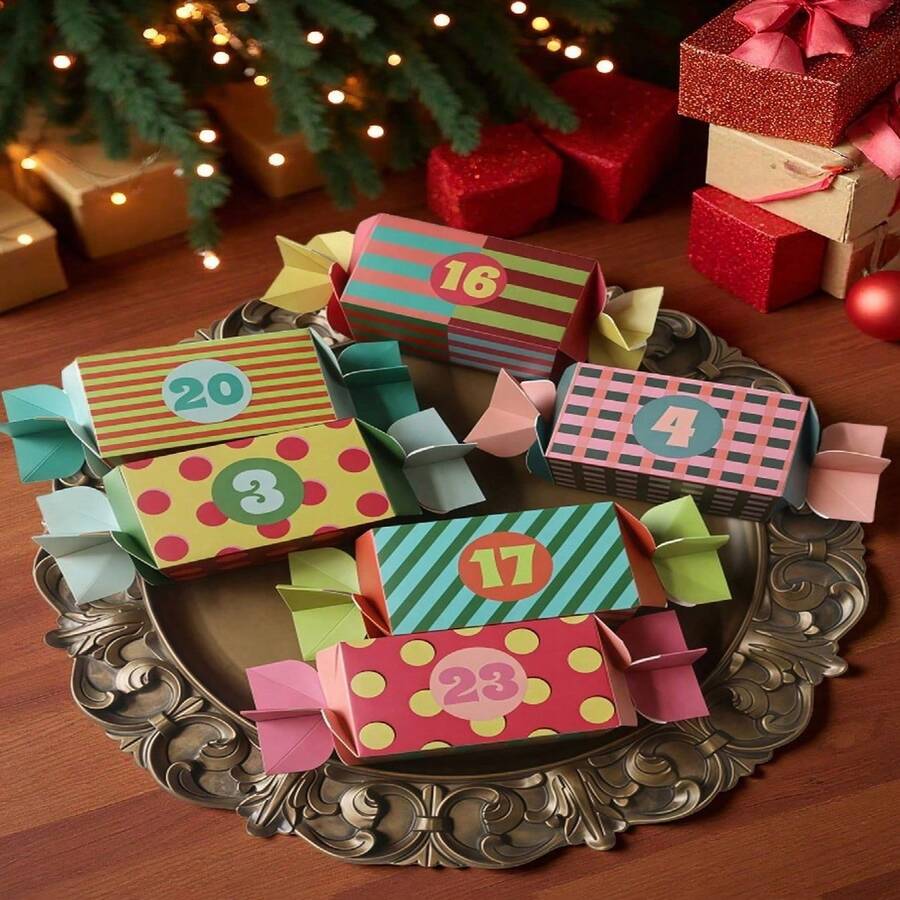 6pcs Christmas Ball Decoration Gifts, Christmas Holiday Party Decor. Christmas Essentials - Multicolor - View 1