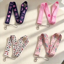 Cute Pattern Neck Lanyard, Hope Faith Love & Medical Element Print, Phone Lanyard ID Card Holder Strap For School Work Office, Lovely Nurse Gift - Multicolor - View 2