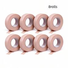 8 Gulungan Plester Hidung Non-Woven untuk Pembentukan Hidung Rhinoplasti, Plester Kertas Hipoalergenik, Plester Mikropori Bernapas, Plester Perekat Warna Krem Muda - cokelat - View 7