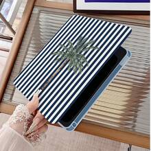 1件裝粉色條紋海星印花360°可旋轉平板保護殼，相容 iPad 11/A16/10th/Air4/5/6/Pro 12.9/2024/2025/2020/2021/2022/2023/10.2/10.9，適用 Galaxy Tab A8/A9 Plus/S6 Lite/S7/S9FE PLUS，相容小米、Oppo Pad、 Matepad、Vivo Pad、Honor Pad、 Xiaoxin Pad，適合工作、旅行與居家使用 - 彩色 - 查看 5