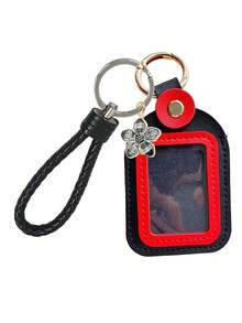 PU Material Keychain Set, Handheld Key Pouch, Car Storage, With Cherry Blossom Accessory, Car Key Protector, Keychain Cover, Leather Car Key Case, Keychain Pendant, Effectively Prevents Keys From Scratches, Wear And Impact, Universal PU Car Key Cover, Remote Key Protector, Suitable For Multiple Car Key Covers - Multicolor - View 16