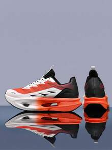 Women's Sports Shoes, Minimalist Colorblock Athletic Upper, Shock-Absorbing Rebound Tennis Shoes, Versatile For Daily Commute, Outdoor Sports And Ball Games - Koi - View 8
