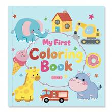 30-Page Toddler Color Recognition Enlightenment Coloring Book, Children's Original Animal Theme Doodle Book, Zero-Based Kids Hand-Drawing Practice Sketchbook, High-Definition Patterns Soft Eye Protection, Toddler Art Thinking Expansion Doodle Book, Home Early Education Entertainment Book, Practical Stationery Gift For Children During Back-To-School Season - Mint Blue - View 11