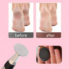 20pcs Foot File Callus Remover Replacement Sandpaper Discs Easily Remove Cuticles, Dead Skin, And Calluses - Black - View 9