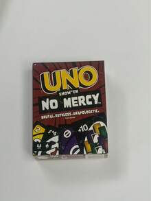 1 Box UNO Splendor Games UNO Show 'em No Mercy: Classic Card Game, Suitable For 2 Players, 14+ Years Old - Multicolor - View 12