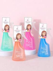 Hair Styling Spray Bottle With Fine Mist Trigger Nozzle, Lightweight Multi-Color Hair Care Sprayer For Refreshing Curls, Dampening Hair, Sectioning, Braiding And Daily Styling, Compact Beauty Tool For Home, Travel And Dressing Table Use - View 1