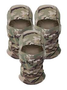 1 buah/2 buah/3 buah Masker Wajah Kamuflase Unisex Perlengkapan Pelindung Ski, Perlindungan UV, Cocok Untuk Taktik Militer, Bersepeda, Berburu, dan Snowboarding - A - View 20