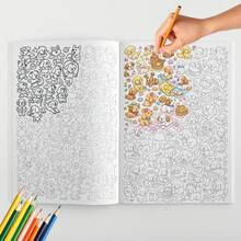 Cute Animals Sketch Trace & Coloring Activity, Puppies Cats Rabbits ...