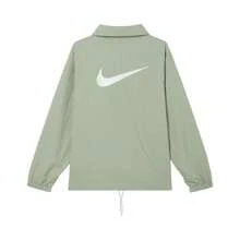 Nike Sportswear Essentials Wanita - Jaket Resleting Serbaguna, Bernapas, dan Melindungi dari Sinar UV - Hijau - View 5