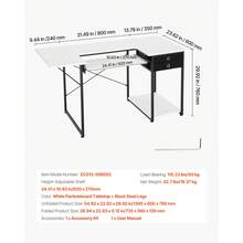 Home Office Desks - White - View 7