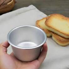 4pcs/6pcs/8pcs 9.5cm Aluminum Baking Cake And Pudding Molds - Non-Stick, Easy Release, Easy To Clean, Perfect For Baking Muffins, Pudding, Chocolate Lava Cakes, Brownies And More. - View 11
