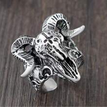 1pc Bordem Serrated Fang Metal Open Ring, Dark Gothic Style Personalized Index Finger Ring, Punk Style Sharp Tooth Design Ring, Cosplay Costume Accessory, Niche Jewelry, Hot Girl Personalized Accessory, Adult Gift Choice - Multicolor - View 15