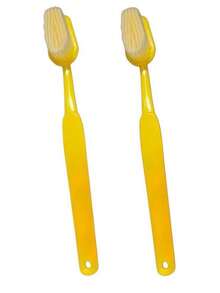 1pc Fun Extra-Large Toothbrush Soft Bath Brush: Gently Exfoliate With A Giant Toothbrush, Exquisite Bathroom Decor, Home Toy, Oversized Toothbrush,Prank Gifts For Friends And Family - Multicolor - View 12
