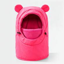 Children's Pullover Hat, Outdoor Skiing Ear & Neck Warmer, Cute Ear Design, All-In-One Hat, Autumn/Winter, Unisex - Multicolor - View 12