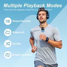 64GB Clip-On MP3 Player With Bluetooth 5.3, Built-In FM Radio And Recording Function, Supports E-Book Reading, Portable Music Player Suitable For Running And Fitness, Expandable Up To 512GB, Comes With Earphones - View 5