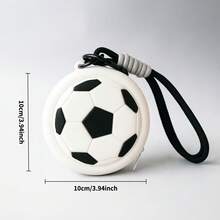 2026 Sports Style Football Coin Purse Keychain, Popular Usa/Canada/Mexico Basketball Earphone Storage Bag, Portable Pendant Coin Purse - Multicolor - View 5