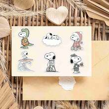 1set Cute Cartoon Stickers, Various Healing Patterns. Perfect For Water Bottles, Laptops, Luggage. Easy Peel With No Residue.(Stochastic Style) - Multicolor - View 6