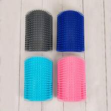 1pc Pet Cat Dog Grooming Cleaning Brush, Cat Itch Relief Scratching Brush - Multicolor - View 7