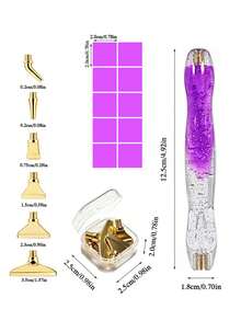 New Threaded Diamond Dot Drilling Tool, Multipurpose Stainless Steel Threaded Tip, Perfect For DIY Mosaic Embroidery Art Projects - A - View 3