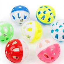 15pcs/10pcs/5pcs/1pc Bird Bell Ball Toy, Jingle Sound Diameter 3.8cm (1.5 Inch), Colorful Cat Teaser Bird Teaser Dog Parrot Toy Ball, Built-In Bell, Interactive Bird Cage Toy, Suitable For Budgies, Lovebirds, Small Birds, Pet Holiday Gift - View 16